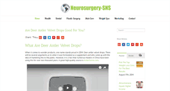 Desktop Screenshot of neurosurgery-sns.org