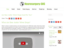 Tablet Screenshot of neurosurgery-sns.org